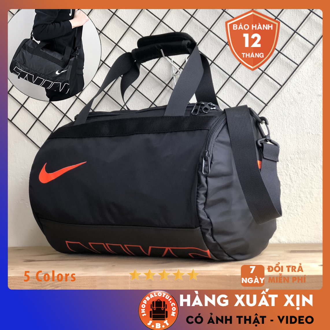 Túi thể thao [ HÀNG XUẤT XỊN ] Túi thể thao Nike - Chất vải chống nước cực ( túi tập gym, túi thể thao nam, túi thể thao nữ, túi thể thao mini, túi du lịch, túi trống nam, túi trống nike, túi nam nike ) tốt ( túi