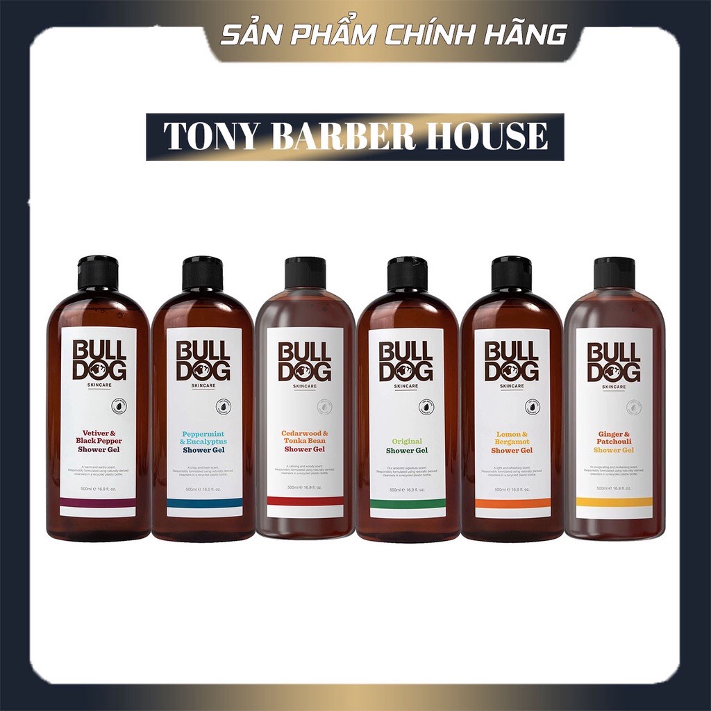 Sữa tắm thiên nhiên dành cho nam Bulldog Shower Gel Chính Hãng 500ml