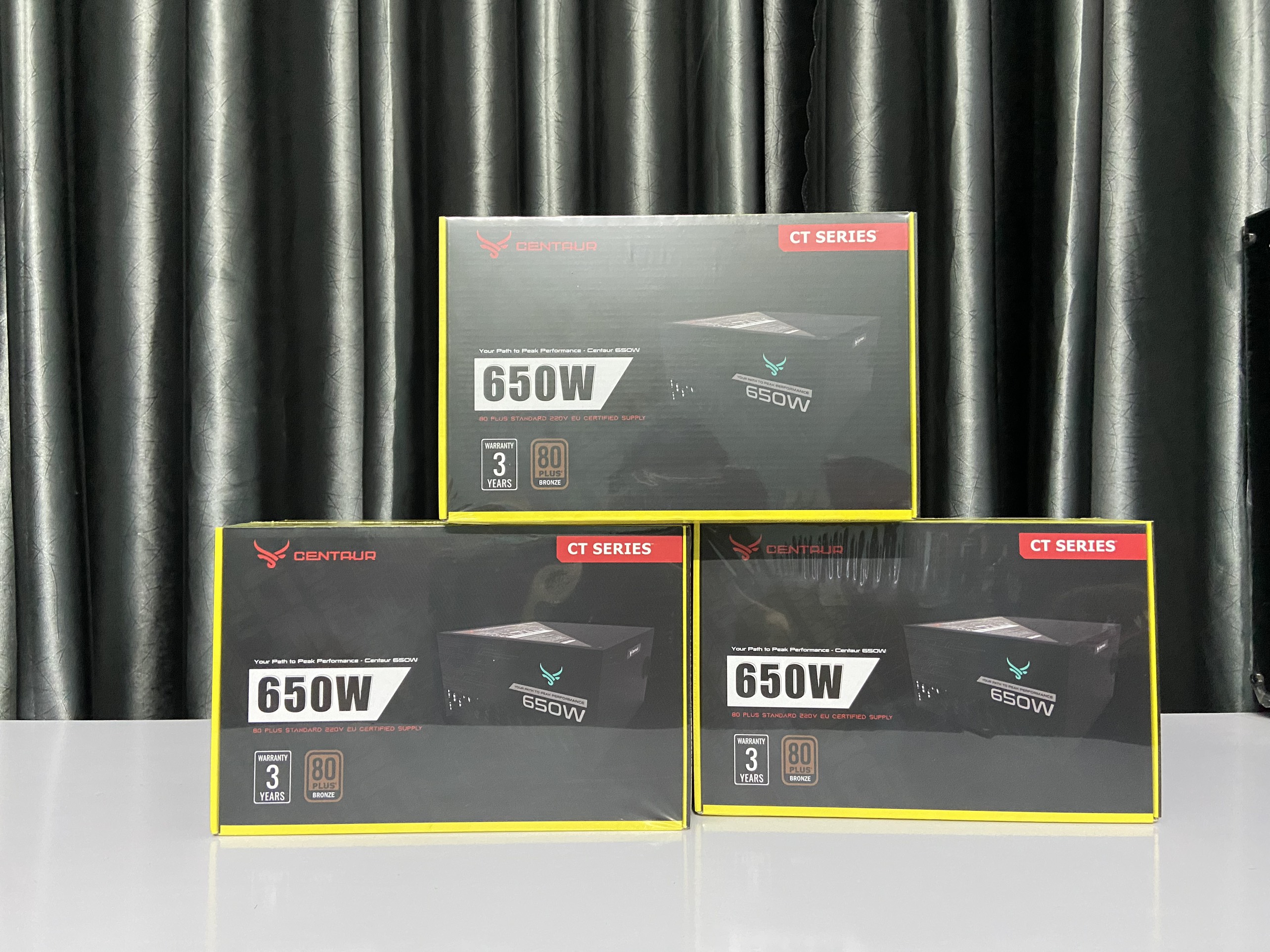 Nguồn centaur 650w 80 plus bronze new bảo hành 3 năm