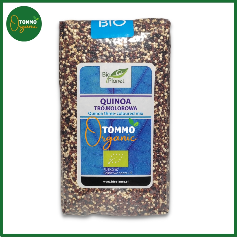 Hạt diêm mạch 3 màu hữu cơ bio planet 500g của pháp