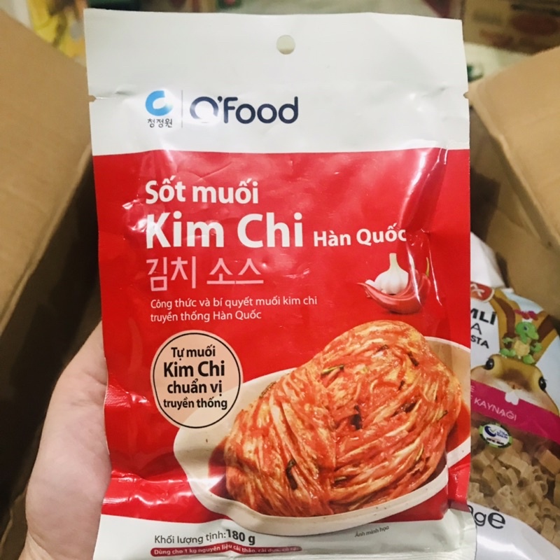 Sốt muối kim chi O food gói 180g, chuẩn vị Hàn Quốc