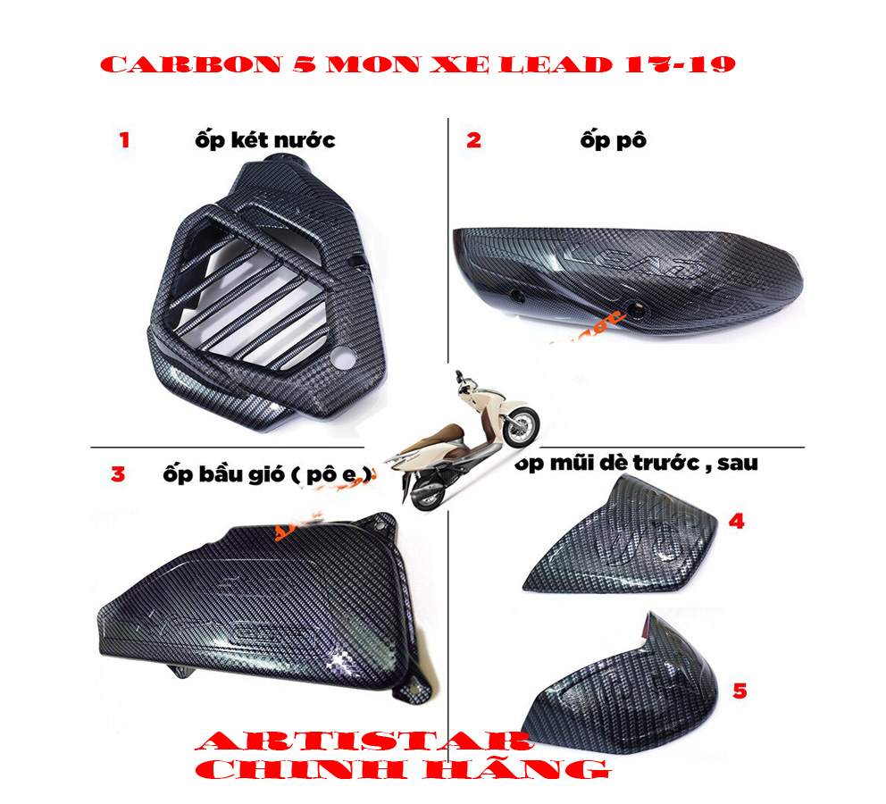Combo carbon cho xe lead 2017-2020