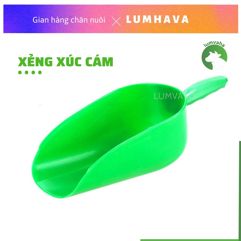 Gáo xúc cám nhựa 1.5kg ca múc gạo va27