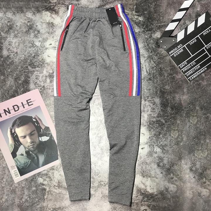 Quần Jogger HÈ-ĐÔNG  NAM NỮ KIỂU DÁNG QUẦN THỂ THAO DAS   GHI NHẠT  XƯỞNG MAY TRẦN NAM