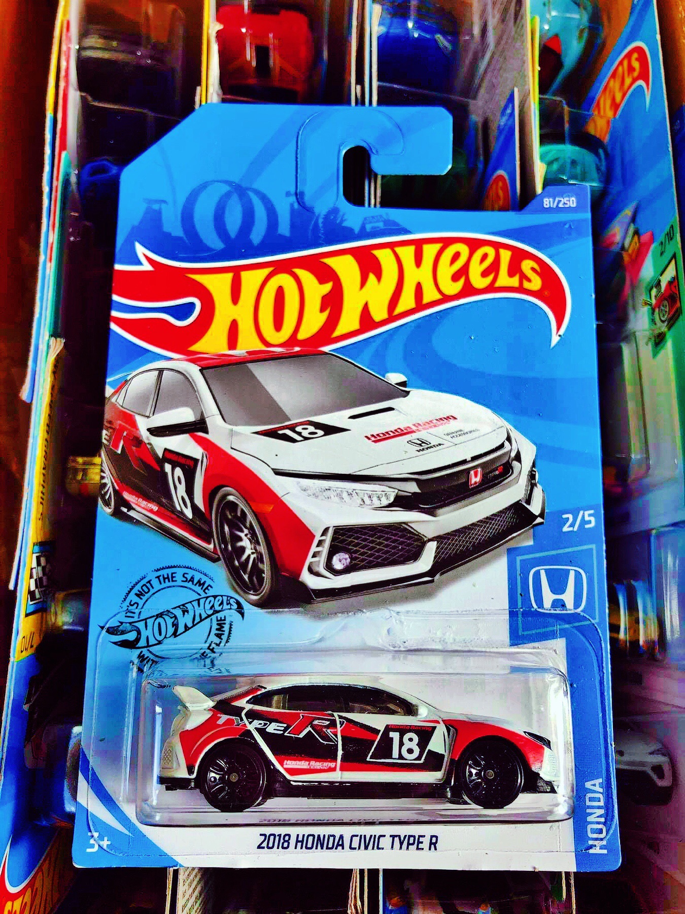 Xe mô hình hot wheels tỉ lệ 1:64 "2018 honda civic type r"