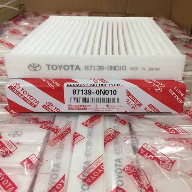 Lọc gió điều hòa toyota innova 01-15, fortuner 01-15, vios,altis ,camry ,yaris 87139-0n010