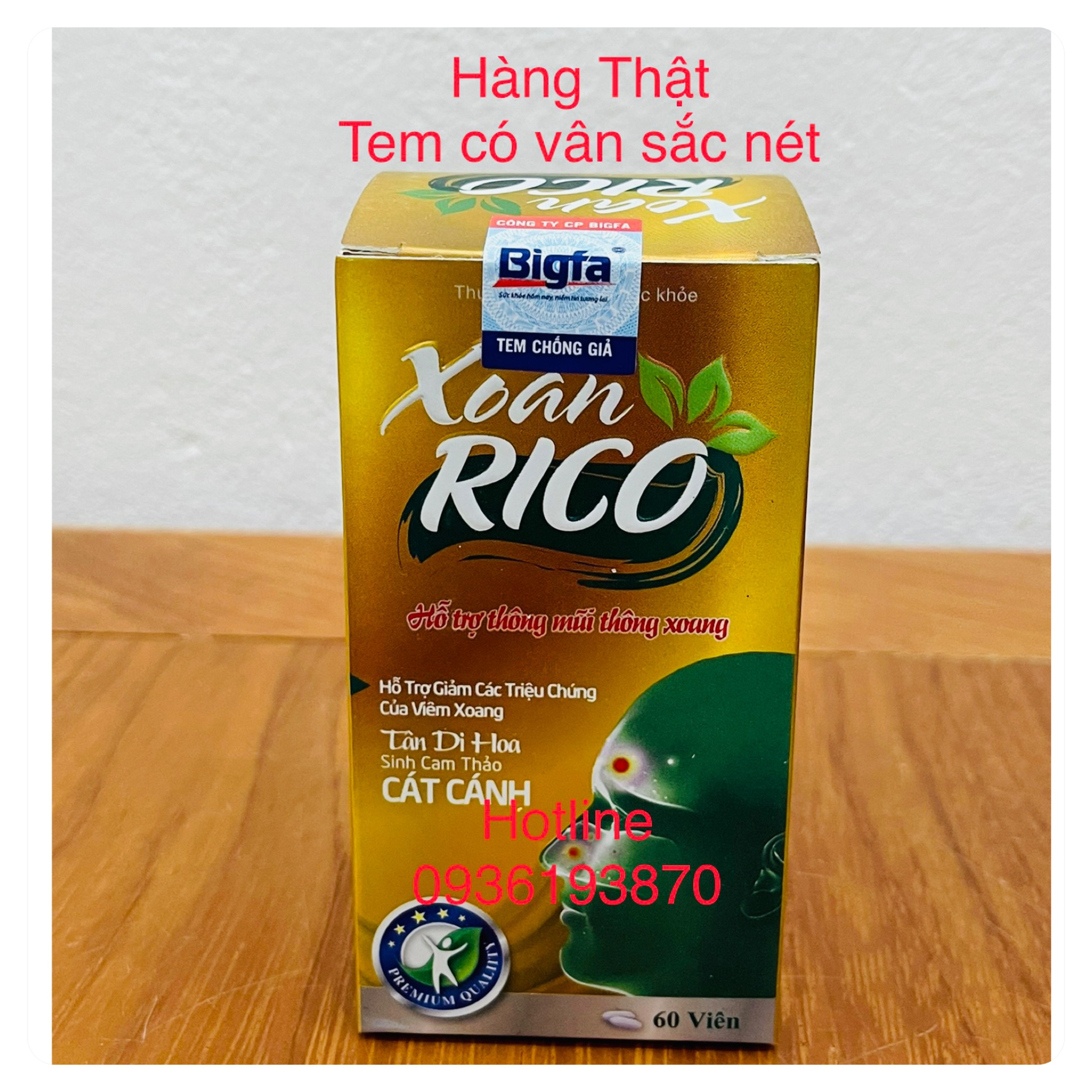 XOAN RICO - Hỗ trợ Điều trị Viêm Mũi Xoang
