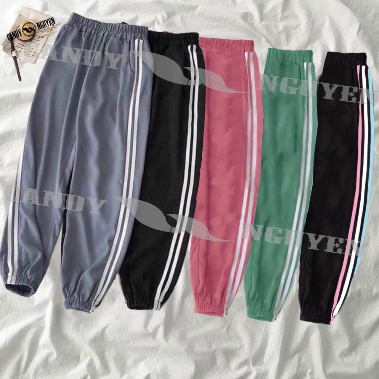 Quần jogger phối sọc thể thao ttsla0423
