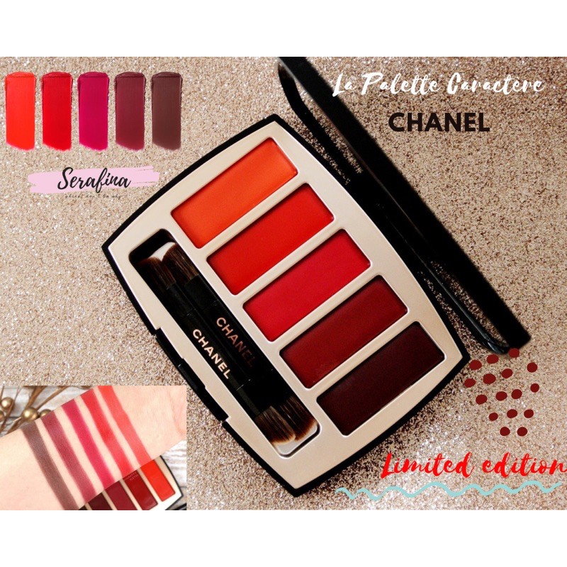 Chanel Caractere Eyeshadow  Blush Palette Review  Swatches