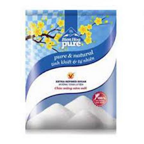 Combo 2 túi đường tinh luyện pure Biên Hoà túi 1kg