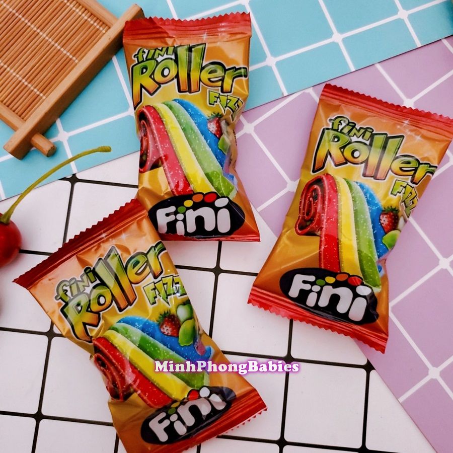 Kẹo cuộn fini roller fizz vị trái cây 20gr
