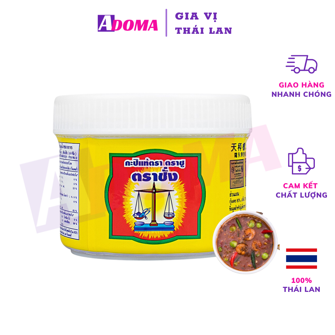 Mắm ruốc tôm Thái Lan đặc ngon Trachang Brand Shrimp Paste ADOMA