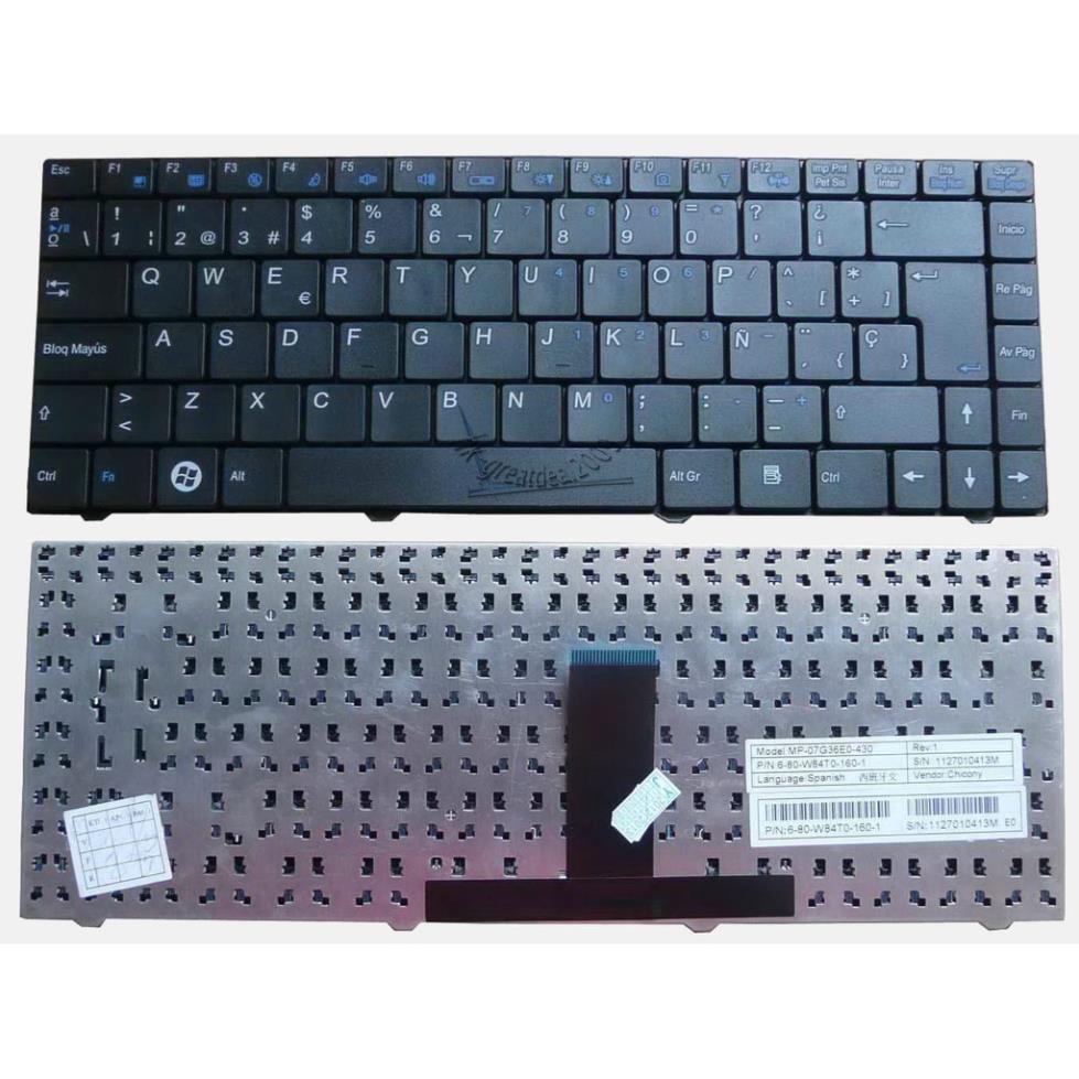 Bàn phím laptop AXIOO W84 W84T 3523 5523 E4121