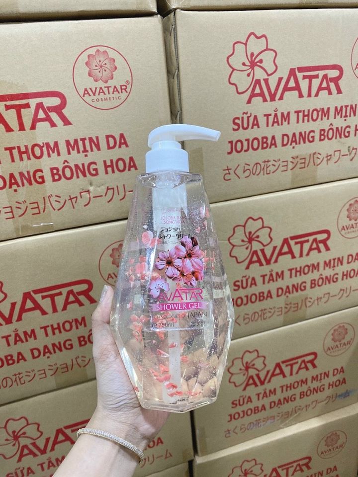 Sữa Tắm Thơm Mịn Da Jojoba Bông Hoa Avatar Shower Gel Jojoba