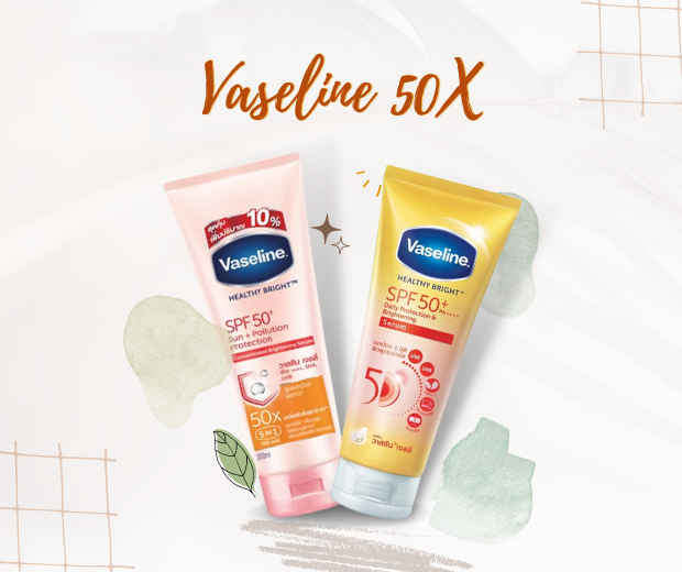 Dưỡng thể trắng da chống nắng vaseline healthy white 50x 320ml thái lan