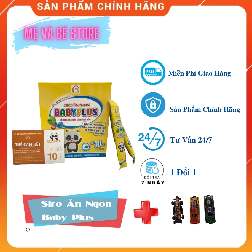 [ FREE SHIP+ QUÀ] SIRO BABY PLUS- Siro Ăn Ngon, Hết Biếng Ăn, Tiêu Hóa Tốt