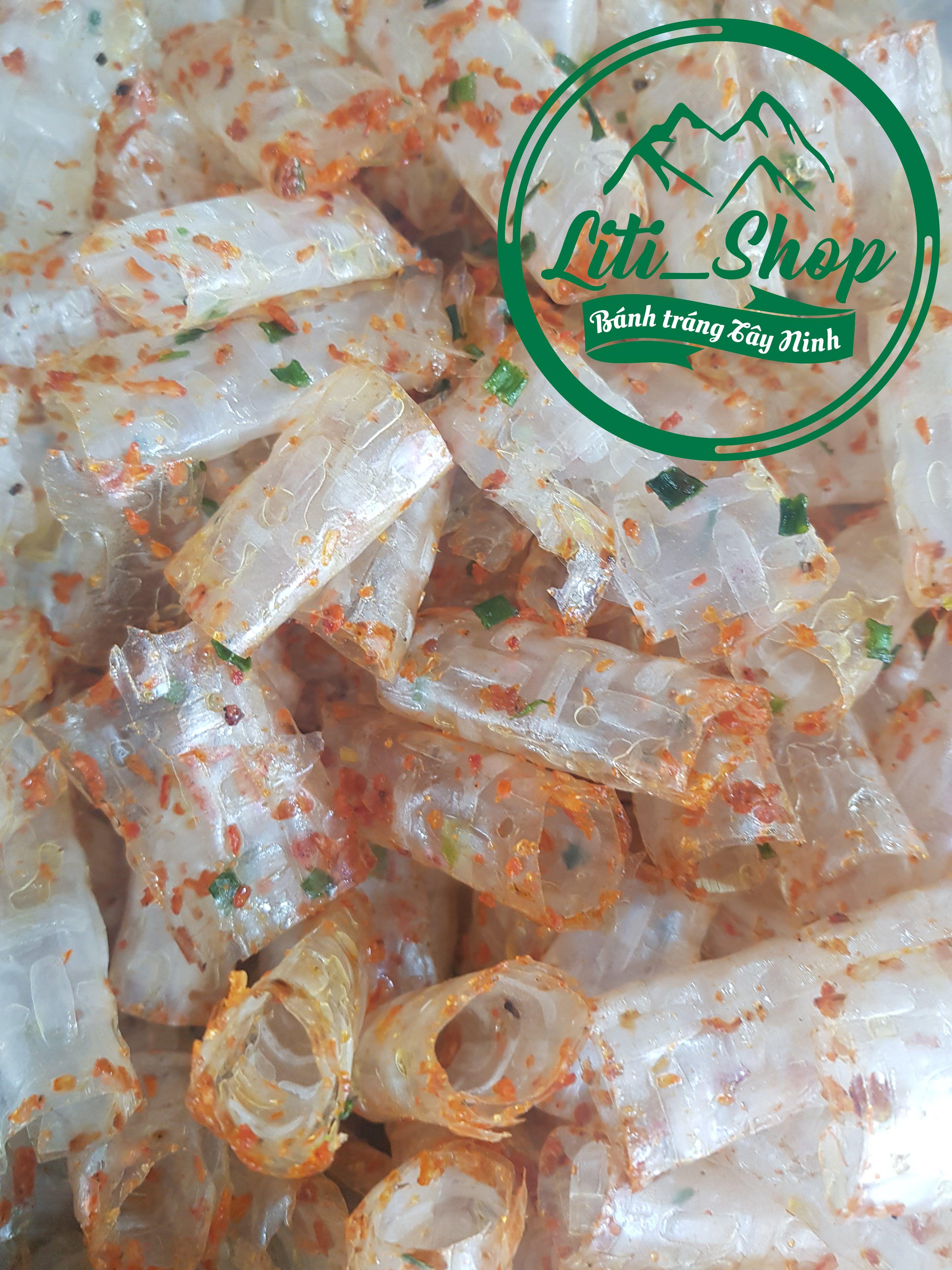 [500Gr] Bánh tráng Cuộn Ruốc dầu hành (Ít màu)