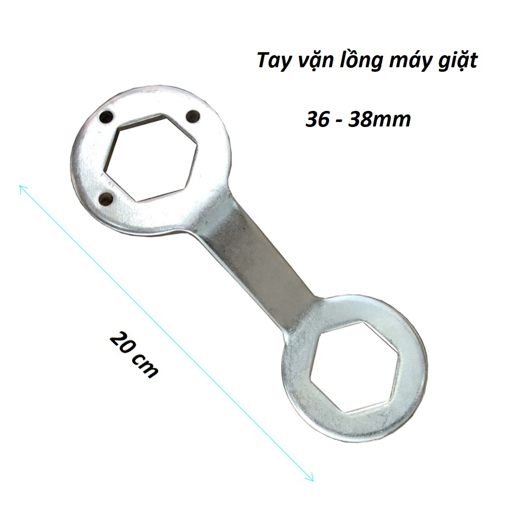 TAY VẶN ỐC LỒNG MÁY GIẶT - TRÒNG MỞ THÁO TÁN SIZE 36-38mm (loại 1)