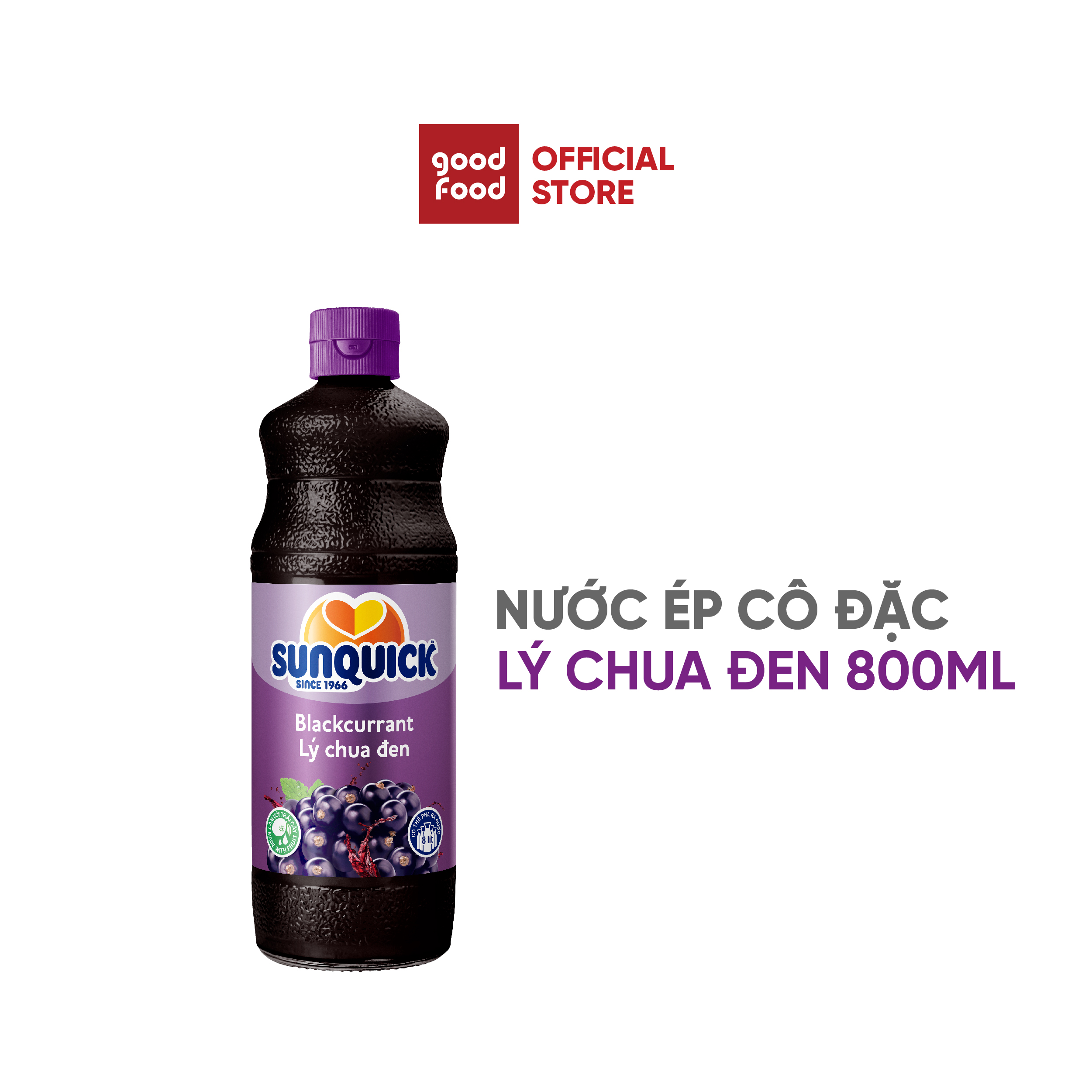 nước ép trái cây lý chua đen sunquick blackcurrant drink concentrate 800ml 1