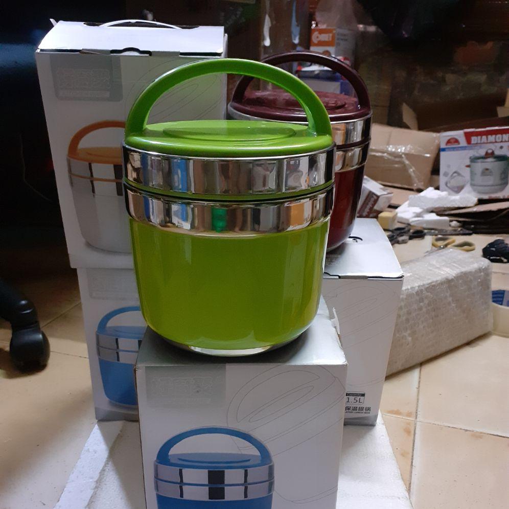 Cà mên 2 lớp giữ nhiệt 1l3 cao cấp giảm 20k