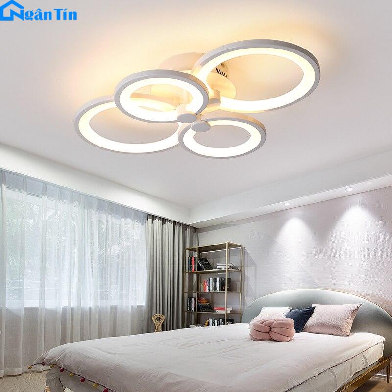 Đèn mâm led ốp trần hiện đại trang trí phòng khách led 3 chế độ màu mo901 ngân tín