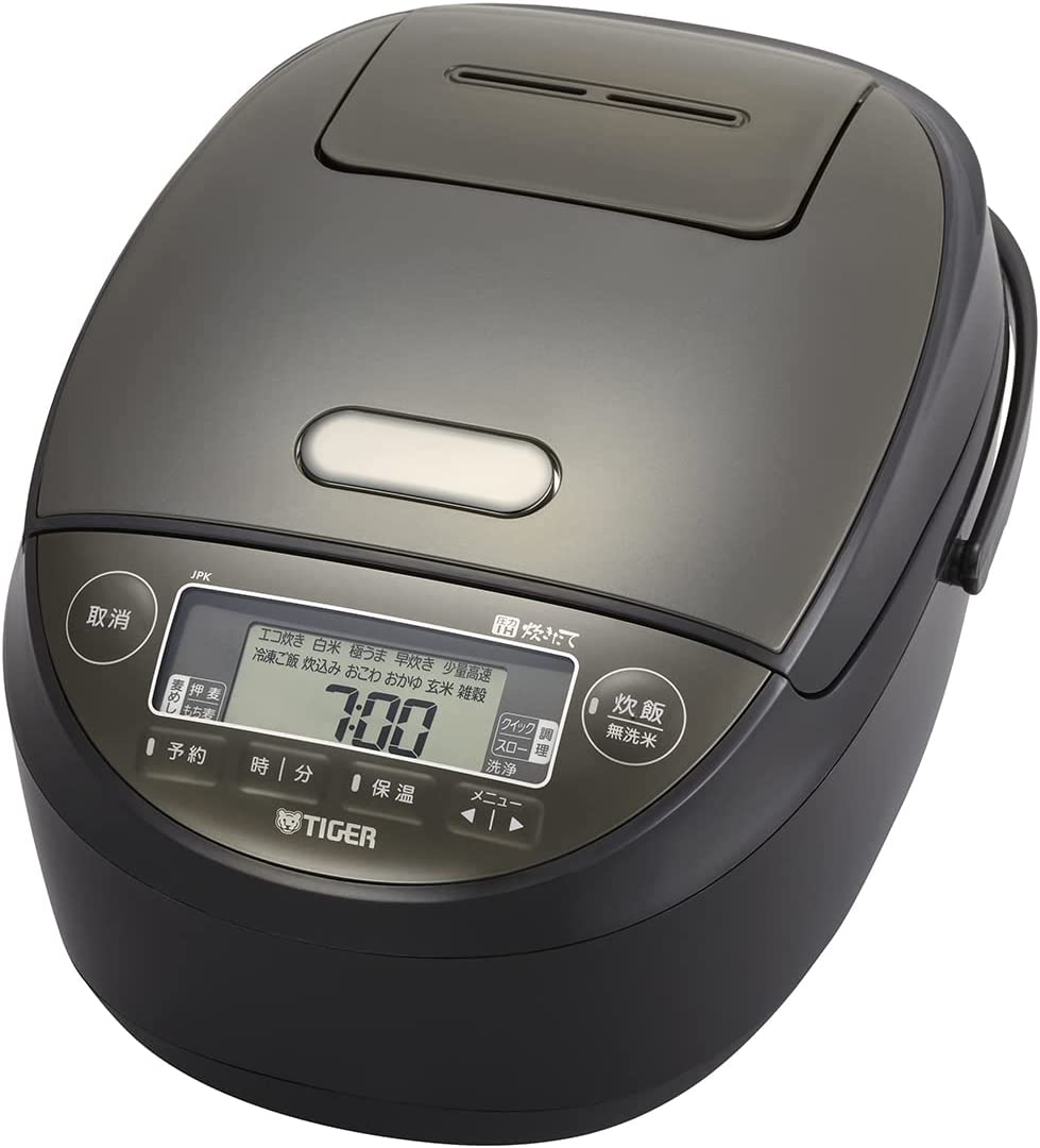 Nồi cơm điện cao tần có áp suất tiger jpk-h180k dung tích 1 lít, 1.8 lít