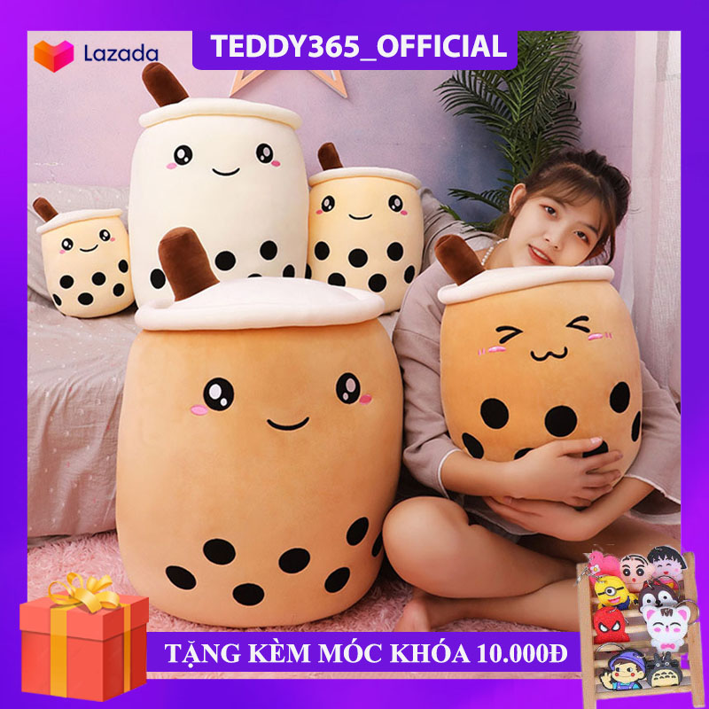 GẤU BÔNG TRÀ SỮA SIÊU NGỘ NGHĨNH ĐÁNG YÊU  ÔM MỀM MỊN