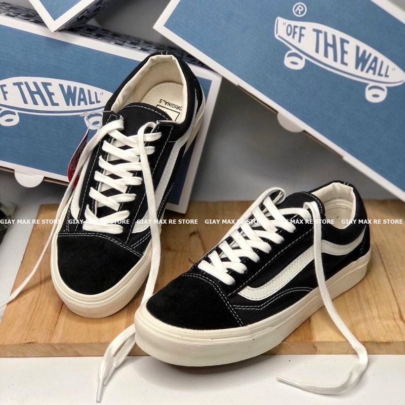 Giày Sneaker Slipon Caro Vault Vault Old Skool Đen Cực Hot Nam Nữ Full Box