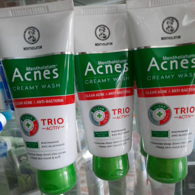 Sữa rửa mặt acnes ngăn ngừa mụn, trắng da 100g