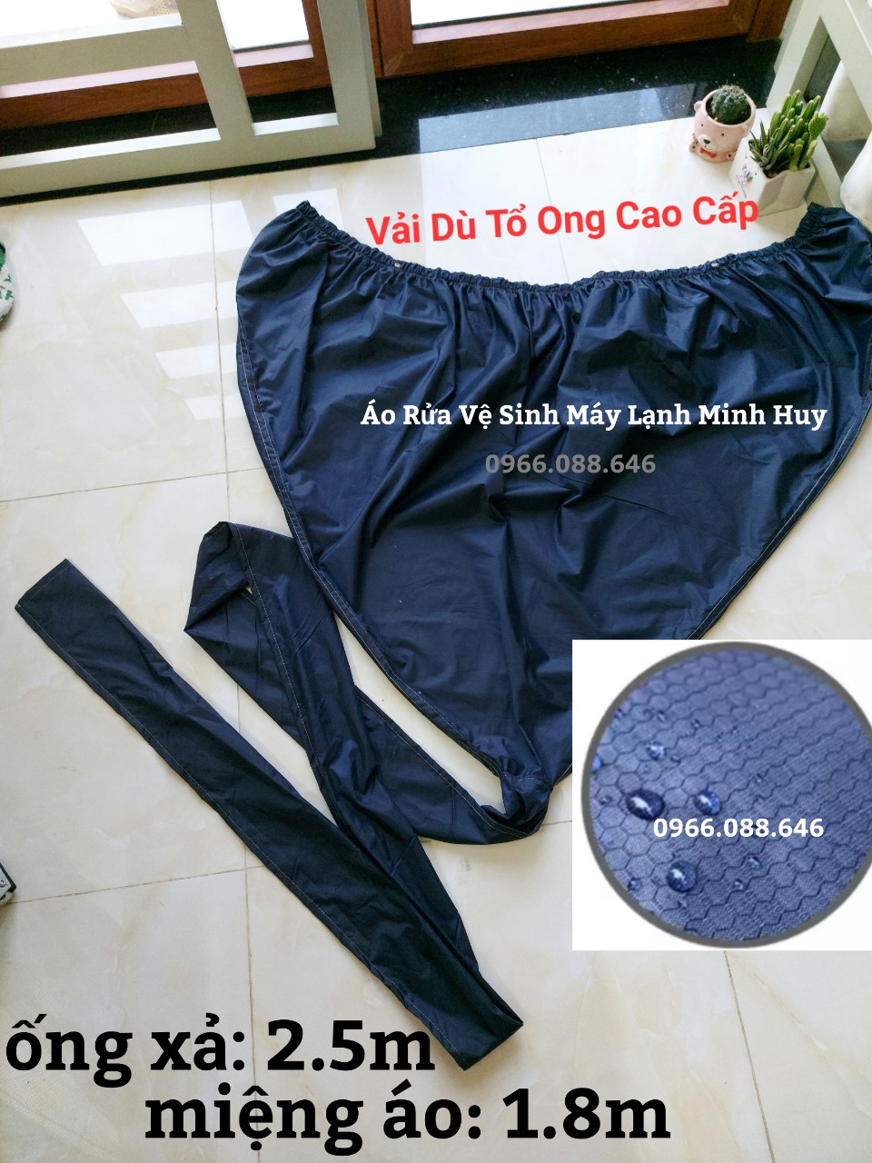 shop luôn tặng dây buộc - Túi Bạt áo vệ sinh bảo dưỡng điều hòa máy lạnh có đuôi