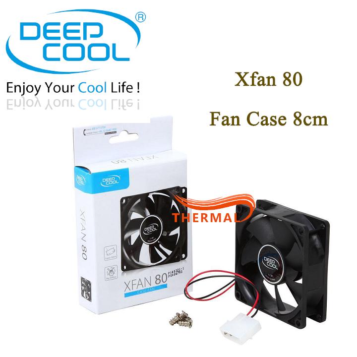 Fan case 8cm DeepCool xFan 80 [ThermalVN] - Quay êm, Sức gió tốt