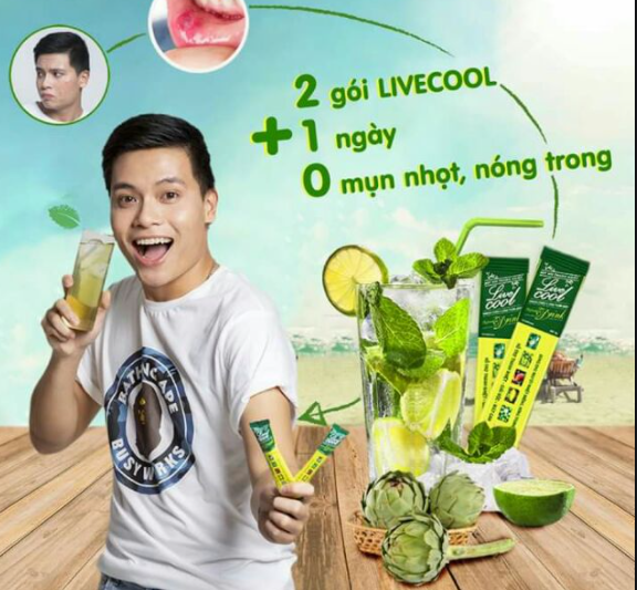 Sủi thanh nhiệt livecool, thanh nhiệt, giải độc, mát gan, nhiều vị