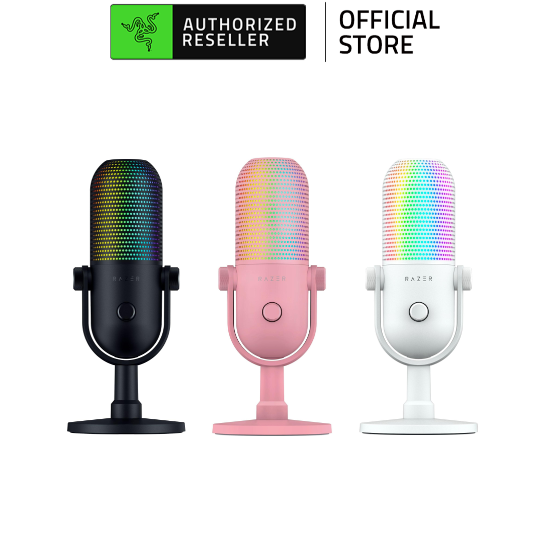 [NEW] Micro Razer Seiren V3 Chroma 32-Bit DSP | Khử Ồn AI | Mic Điện Dung Supercardioid | RGB Phản Hồi | Chạm Tắt Mic