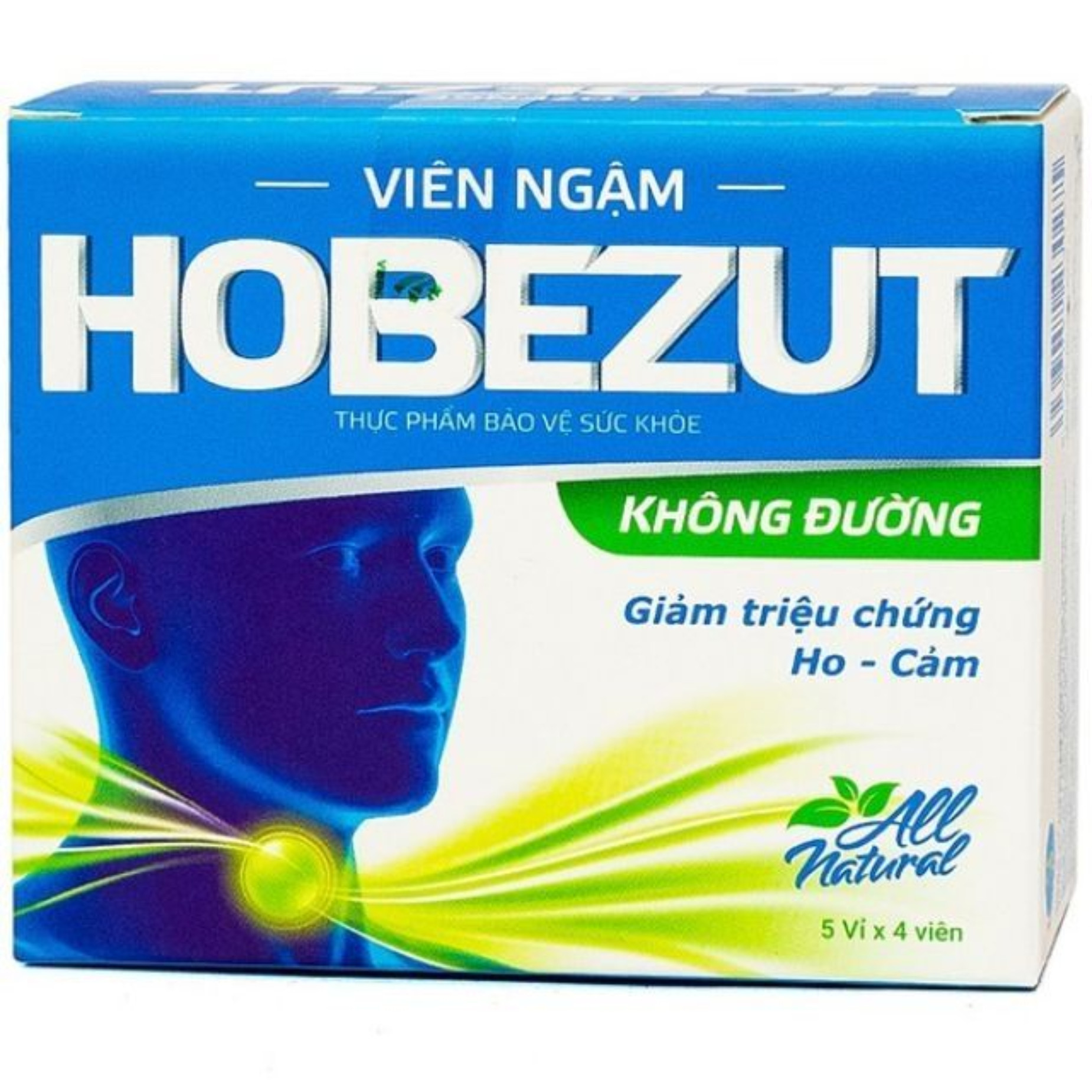 [Chính Hãng] - Viên Ngậm Ho Bezut Không Đường - 5 vĩ x 4 viên