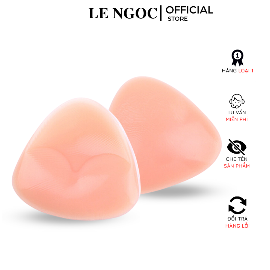 Miếng độn ngực silicon tam giác, miếng độn bikini nâng đẩy ngực Lê Ngọc 362