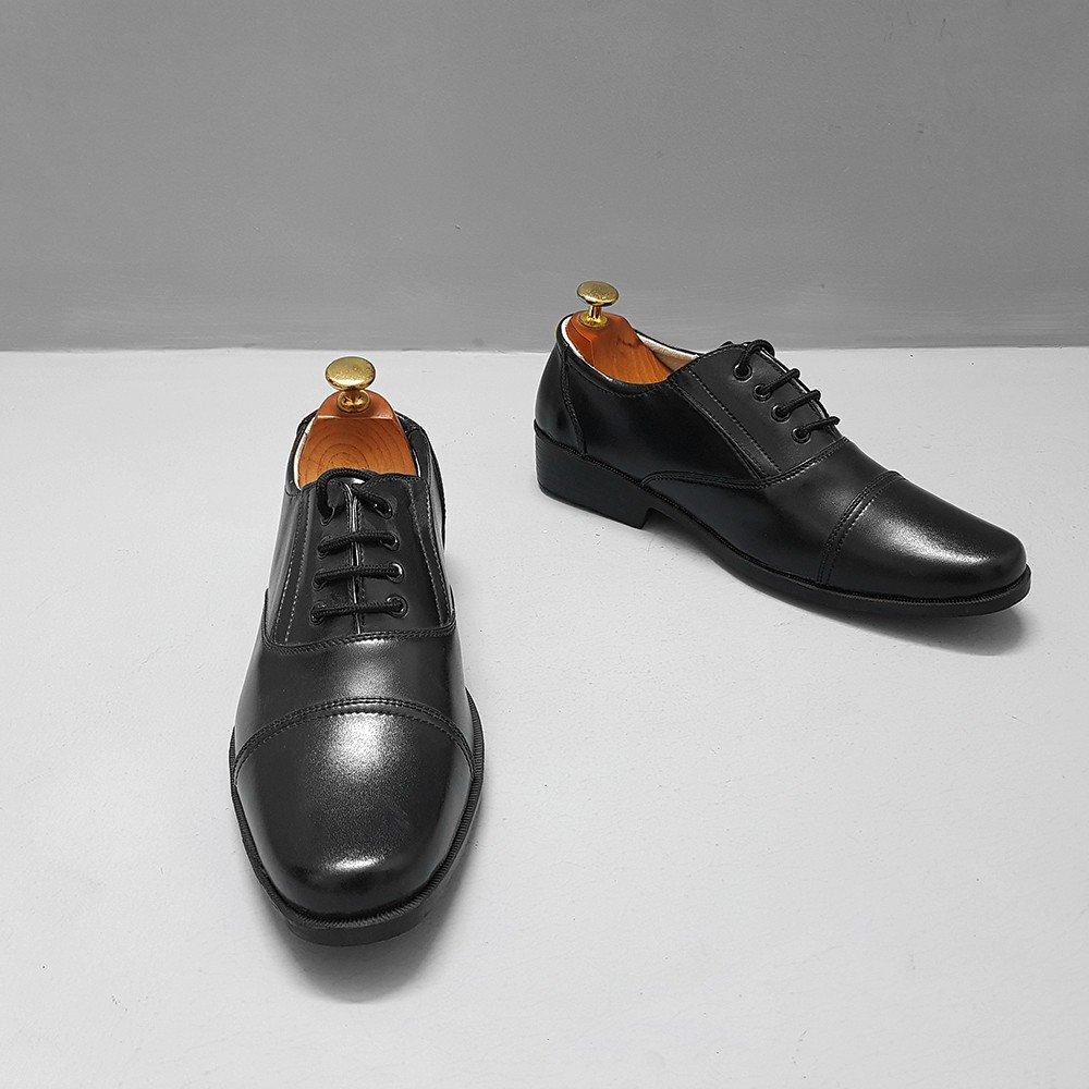 Giày Cột Dây Giày Phong Cách Quân Đội Mềm Đẹp Junosu QD0263 (Đen)