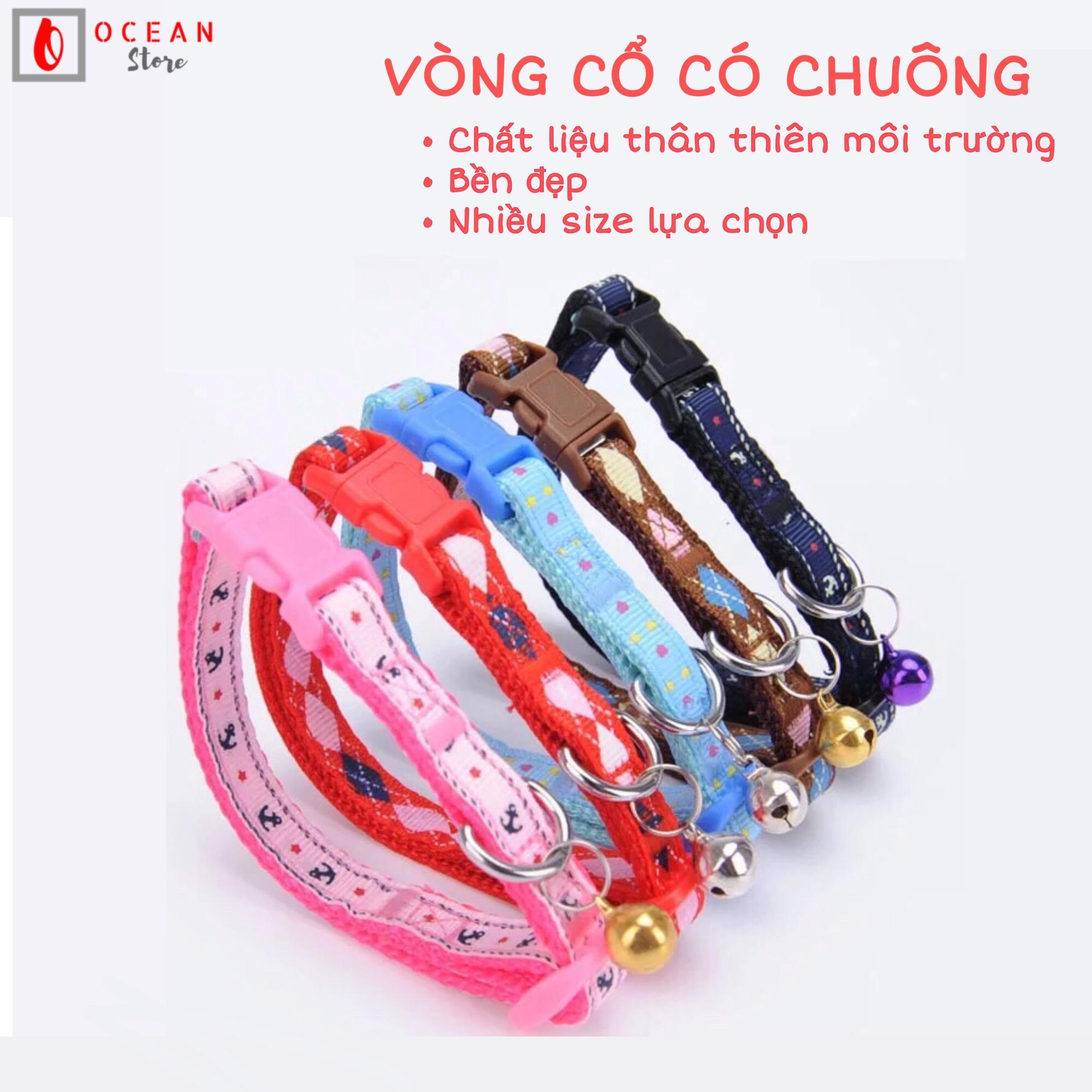 Vòng cổ có chuông nhỏ cho chó mèo - Phụ kiện thú cưng V03 (Size L)