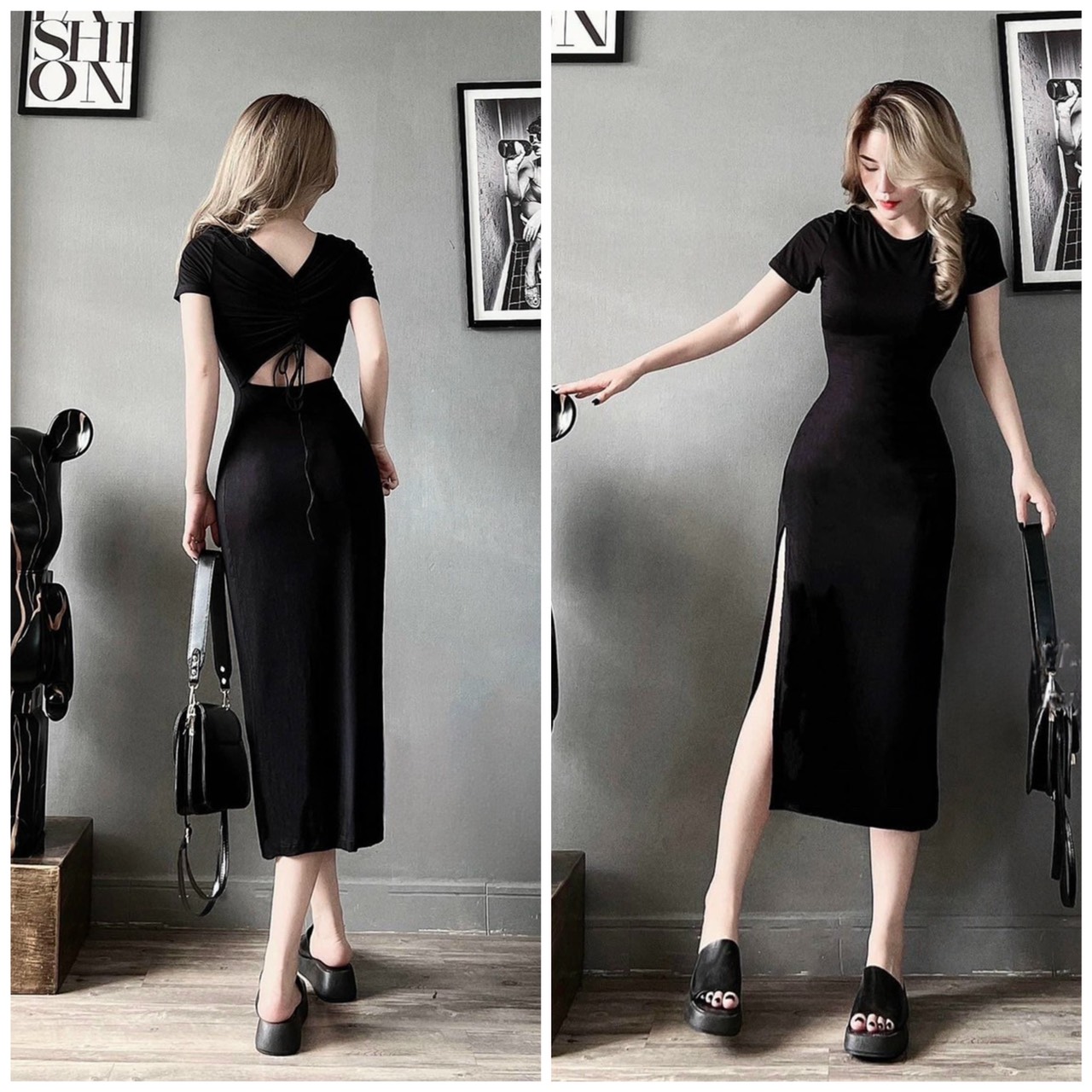 Váy Body Xẻ Tà Hở Lưng giá rẻ Tháng 5,2024|BigGo Việt Nam
