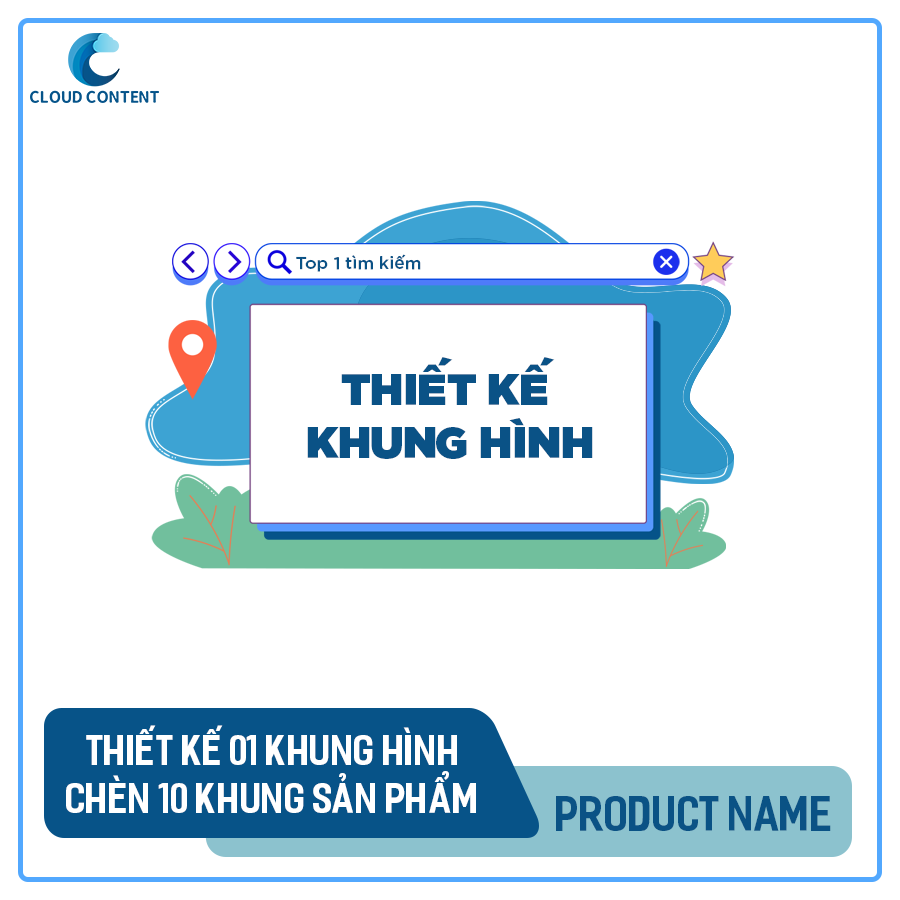 Thiết kế khung sản phẩm - Đa dạng ngành hàng - Hình ảnh đẹp, ấn tượng thu hút khách hàng