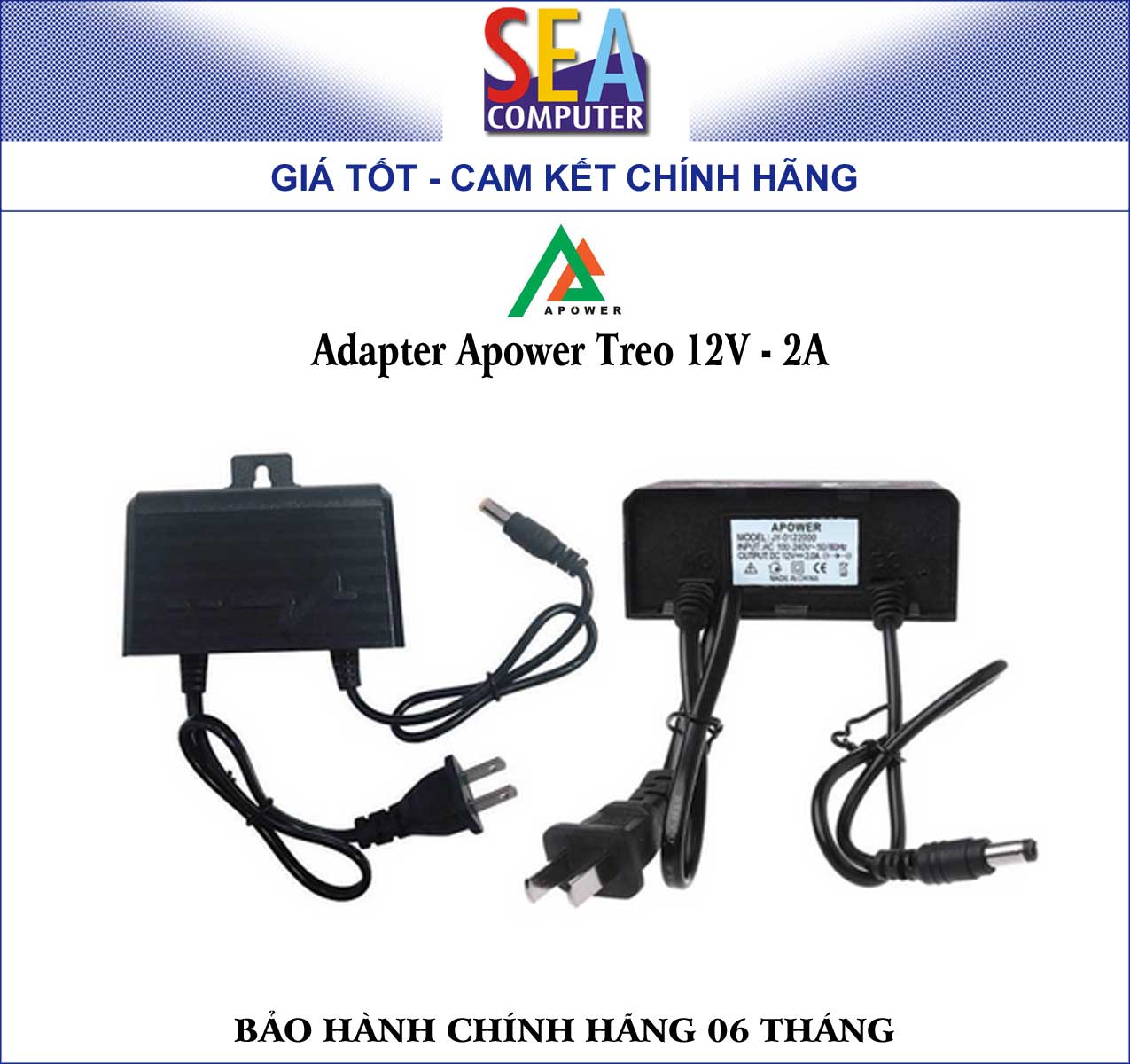 Adapter Apower Camera treo 12V 2A