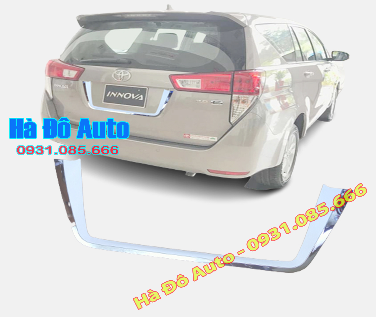 Ốp viền biển số toyota innova 2016 2017 2018 2019 2020 2021 2022 2023 - ốp viền biển số innova 2017/2023 - ốp viền biển số innova ventuner