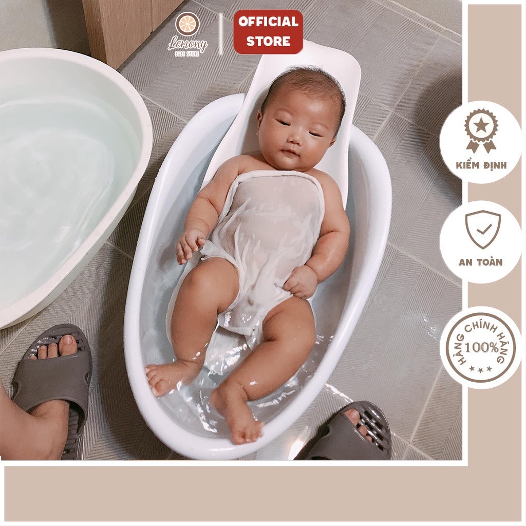 Ghế Nằm Tắm MurMur - Chậu rửa vệ sinh thông minh - Chậu tắm rửa cho em bé nội địa Hàn