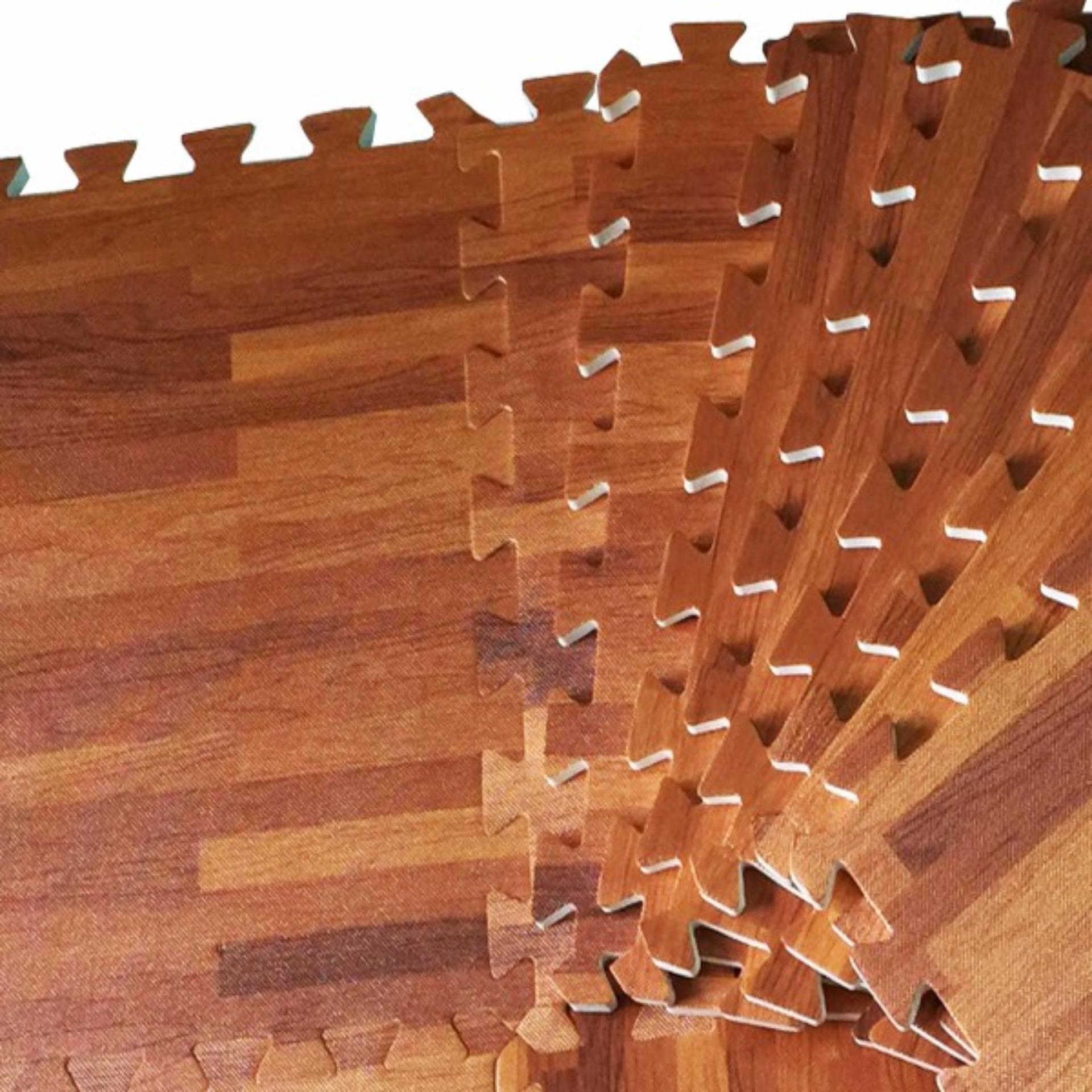 Thảm Xốp Giả Gỗ 60cm x 60 cm_Bộ 4 tấm