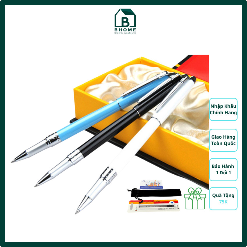 [BH 12 tháng + Quà tặng 75k] Bút ký cao cấp Picasso 605 khắc tên, bút ký tặng Sếp, bút ký doanh nhân, bút ký chính hãng, quà tặng Ruột bút 50k + Túi nhung đựng bút 25k - NPP BOSSI