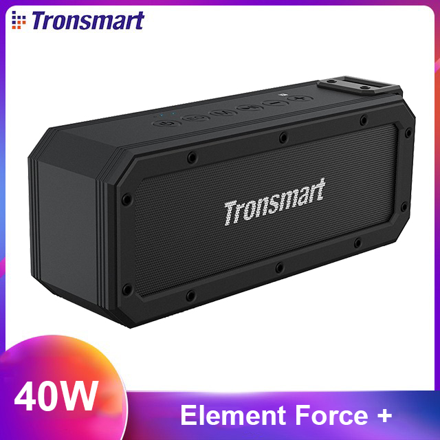 Loa Tronsmart Element Force Plus Loa di động Bluetooth 5.0 chống nước IPX7, công suất 40W, Pin sử dụng 15h - BẢO HÀNH 12 THÁNG