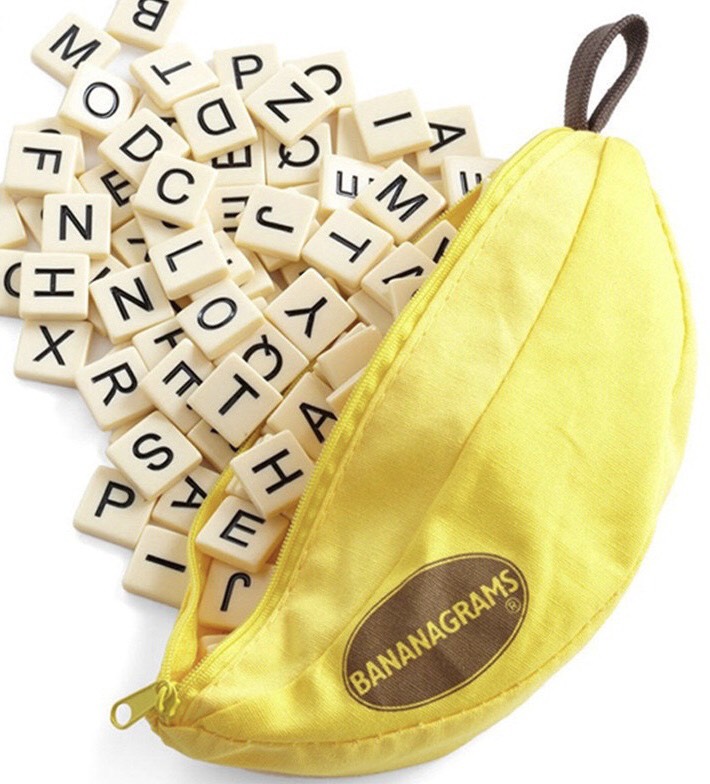 Trò chơi xếp chữ tiếng anh Bananagrams