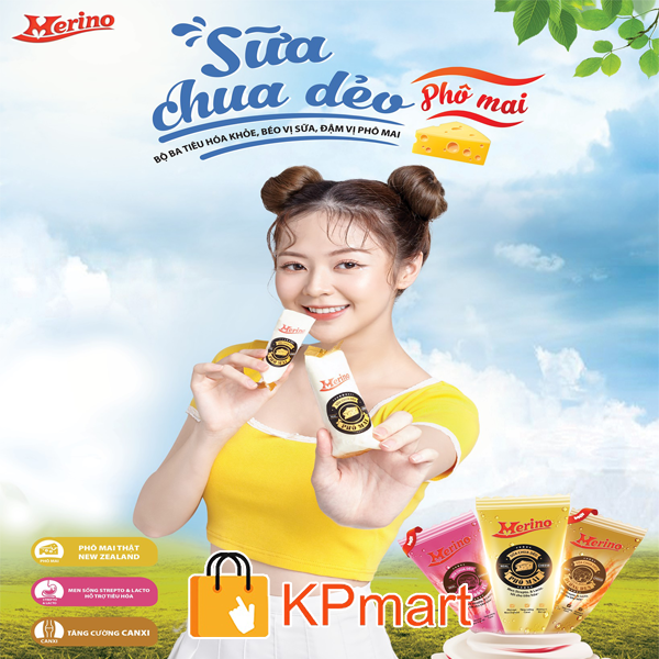 Sữa chua dẻo phô mai Merino 50g