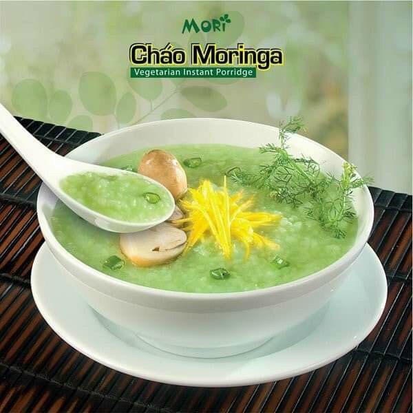 Cháo Moringa chùm ngây giàu dinh dưỡng - Mori