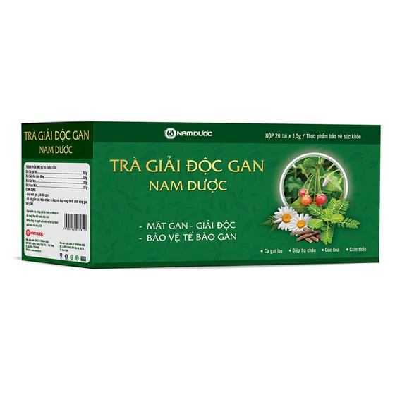 Trà giải độc Gan- Mát Gan- Giải Độc- bảo vệ tế bào gan