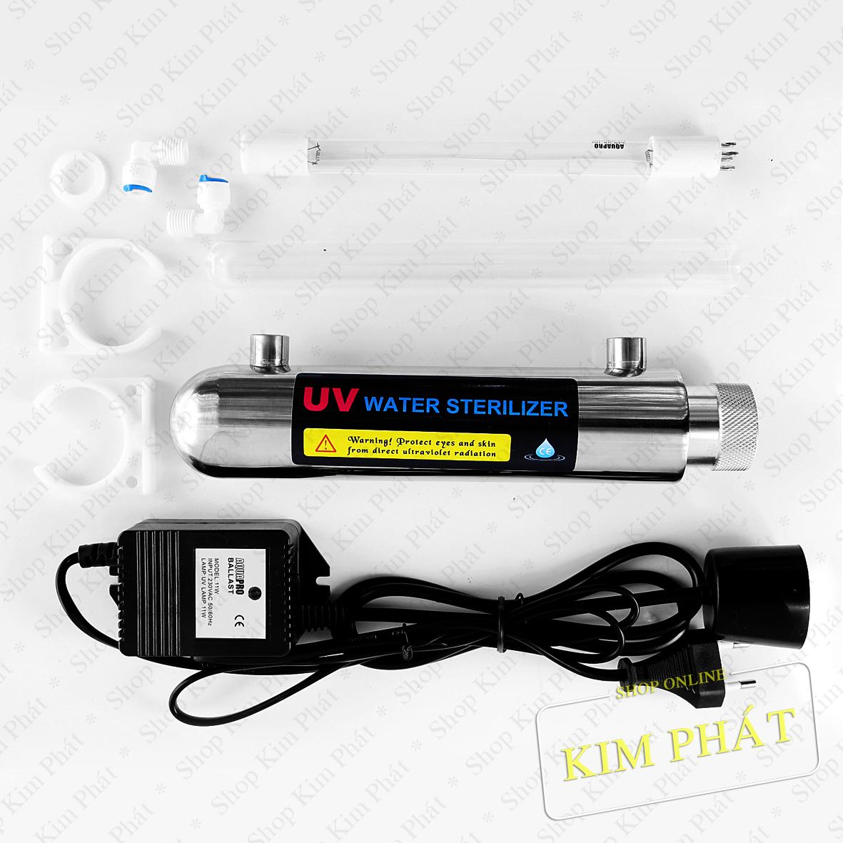 [HCM]Bộ đèn cực tím UV 11W - đèn uv (4 chấu)